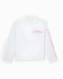 10203 ALVA ATELIER WHITE/PINK LONGSLEEVE UNISEX
