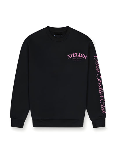 ALVA ATELIER ZWART/ROZE TRUI