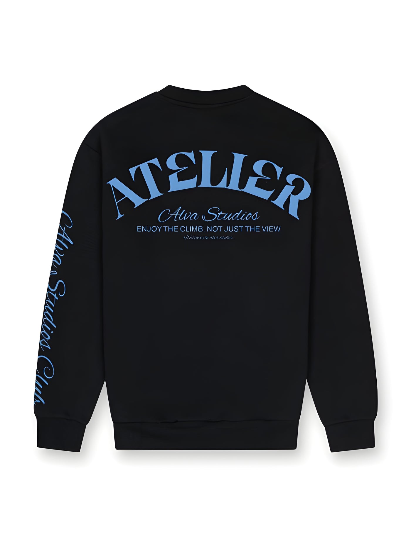 ALVA ATELIER ZWART/BLAUW TRUI