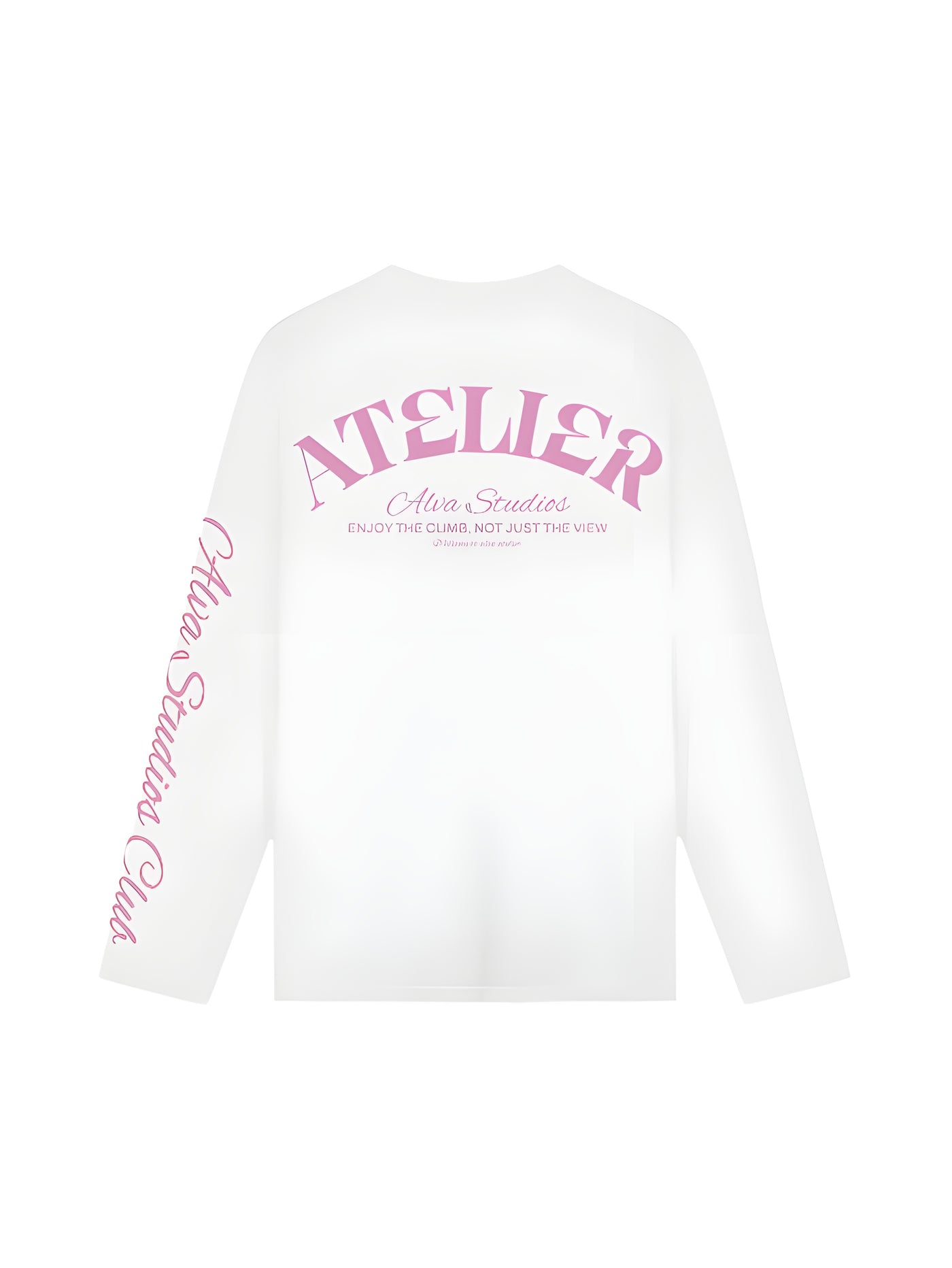 10203 ALVA ATELIER WIT/ROZE LONGSLEEVE