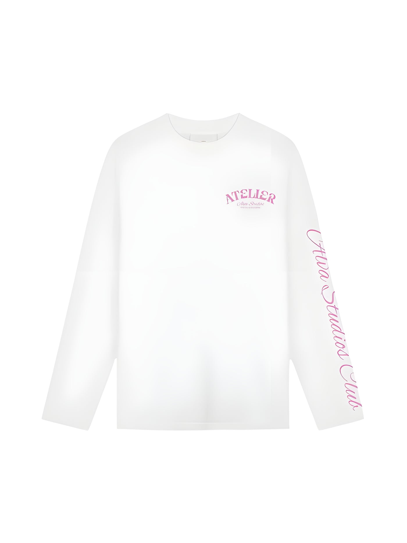 10203 ALVA ATELIER WIT/ROZE LONGSLEEVE