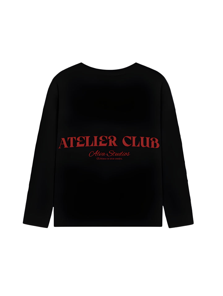 10405 ATELIER CLUB BLACK/RED LONG SLEEVE