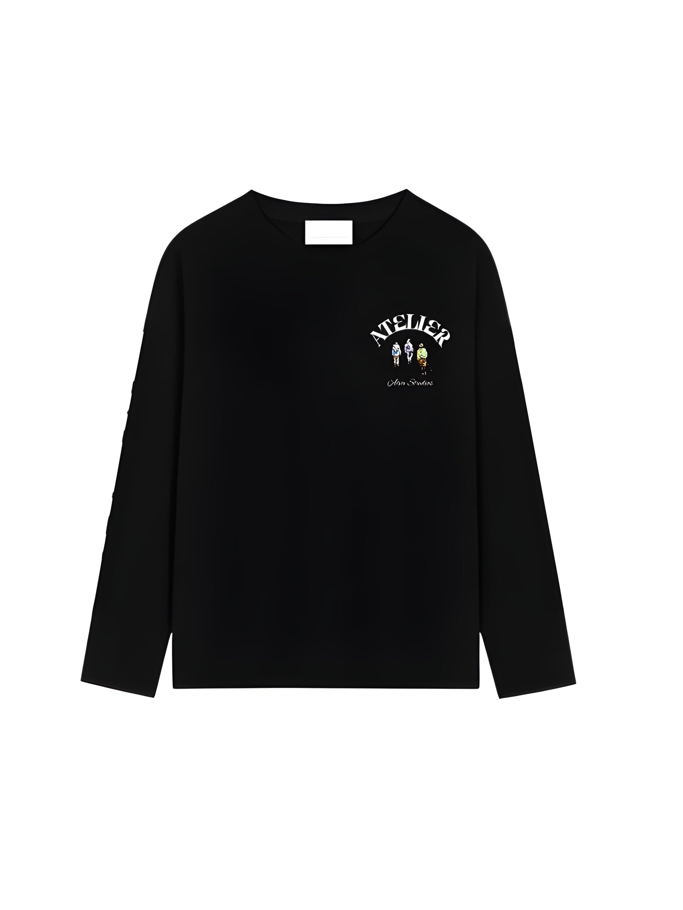 10603 ALVA ATELIER WALK ZWART/WIT LONGSLEEVE