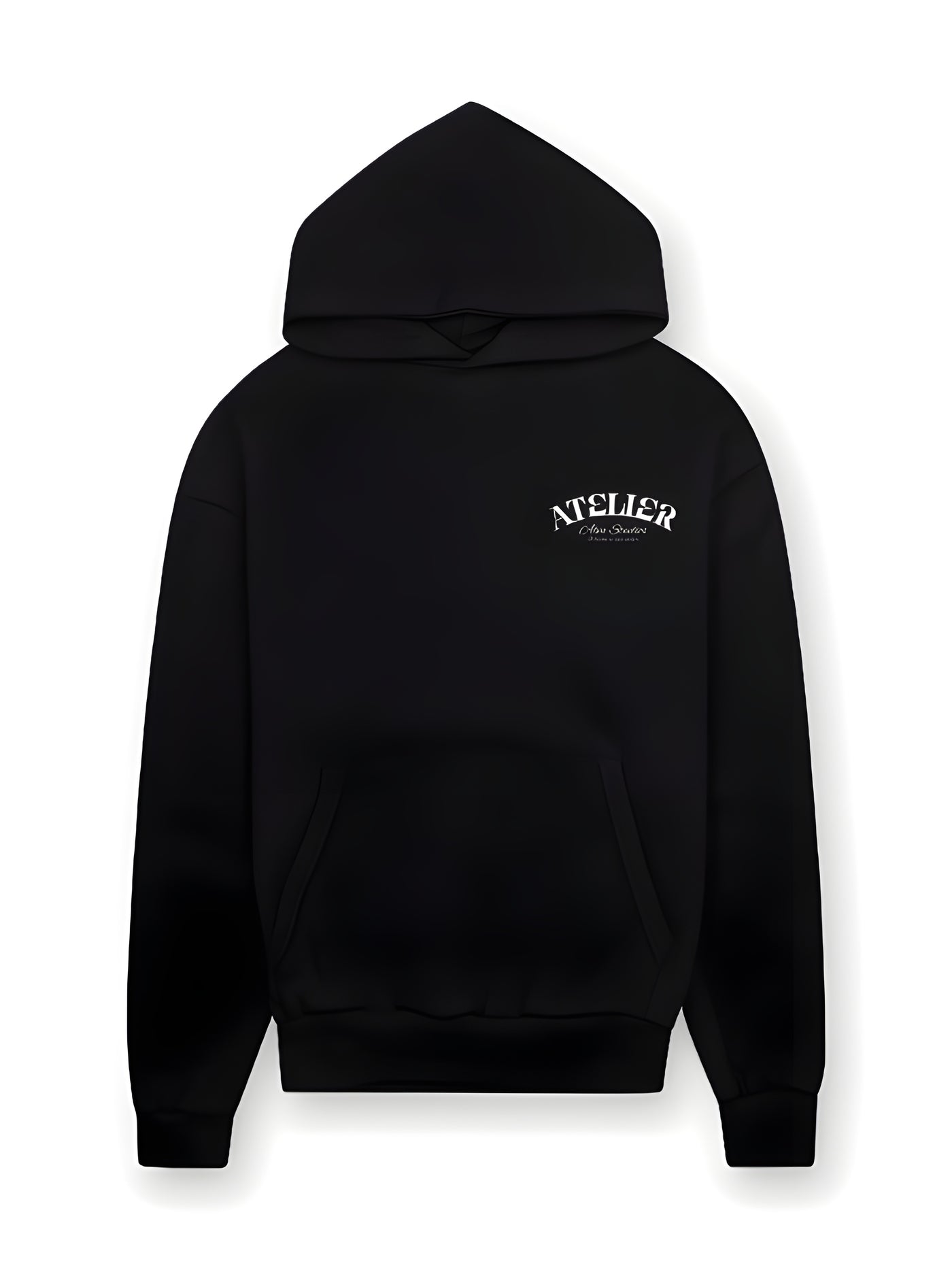 12001 ATELIER ENJOY THE CLIMB ZWART/WIT HOODIE