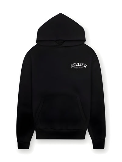 12001 ATELIER ENJOY THE CLIMB ZWART/WIT HOODIE