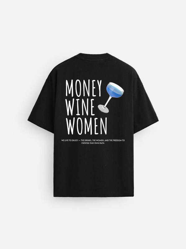 MONEY WINE WOMEN T-SHIRT