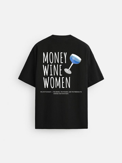 MONEY WINE WOMEN T-SHIRT