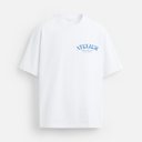 11202 ALVA ATELIER WIT/BLAUW OVERSIZED T-SHIRT