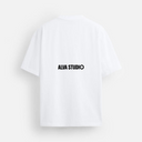 11500 ALVA ATELIER WIT/ZWART OVERSIZED T-SHIRT